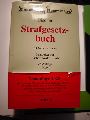 Stgb kommentar fischer 2025 - stgb,