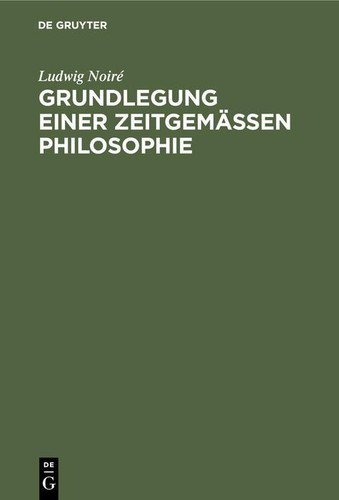 Grundlegung einer