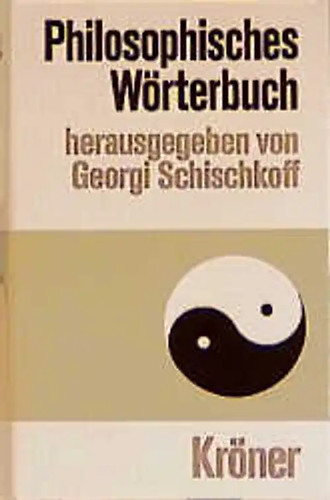 Philosophisches wörterbuch - philosophisches,