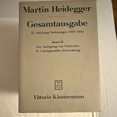 Martin heidegger gesamtausgabe - martin,