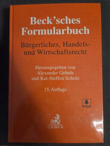 Beck sches formularbuch - beck`sches,