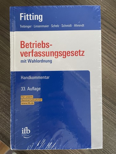 Betriebsverfassungsgesetz mit