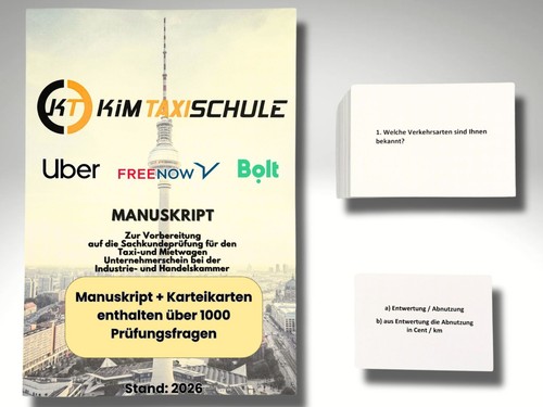 Unternehmerschein taxi - unternehmerschein,