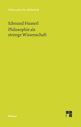 Philosophie als strenge